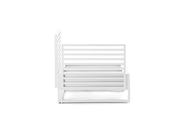 Miami Lounge Elément d'extrémité aluminium 2