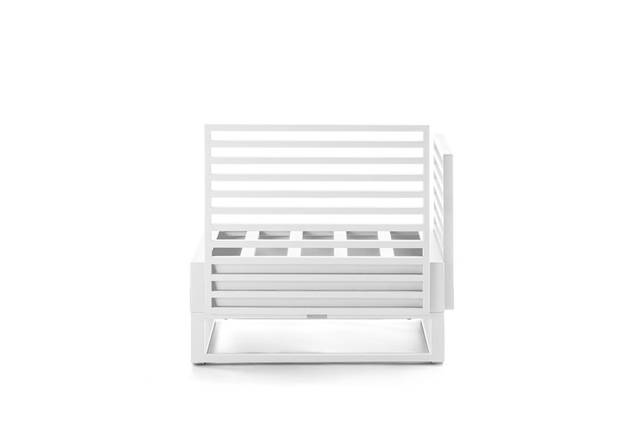 Miami Lounge Elément d'extrémité aluminium 3