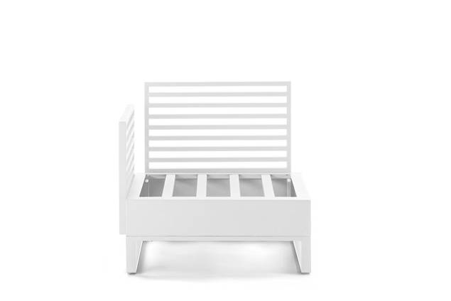 Miami Lounge Elément d'extrémité aluminium 4
