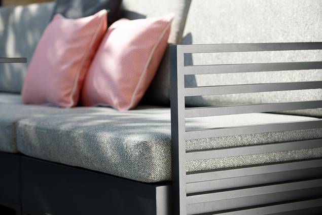 Miami Angle de lounge aluminium 7