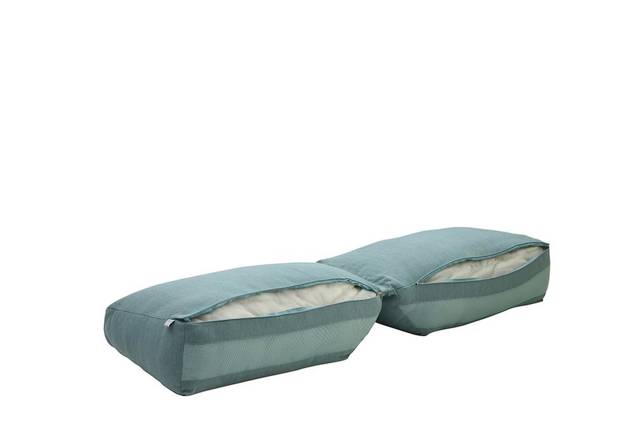 Rubin Loungeecke Edelstahl 14