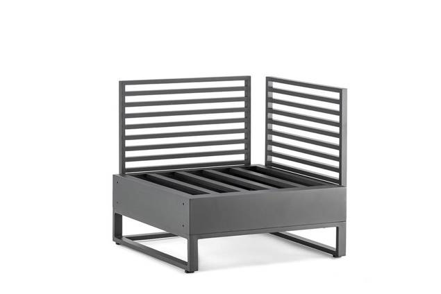 Miami Loungeecke Aluminium