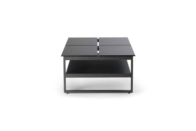 Miami Loungetisch Aluminium 120x80 cm  1