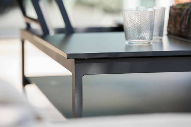 Miami Loungetisch Aluminium 120x80 cm  6