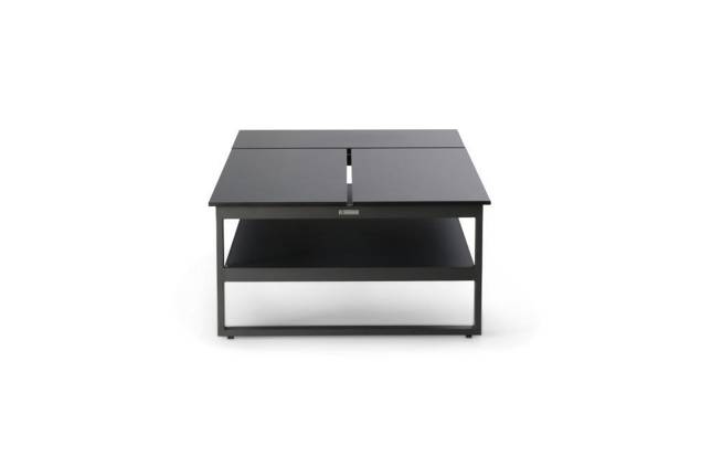 Miami Table de salon aluminium 140x85cm 1