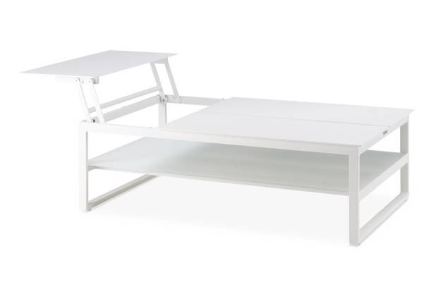 Miami Table de salon aluminium 140x85 cm 1