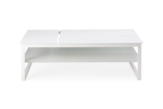 Miami Table de salon aluminium 140x85 cm 4