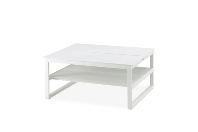 Miami Loungetisch Aluminium 96x85 cm