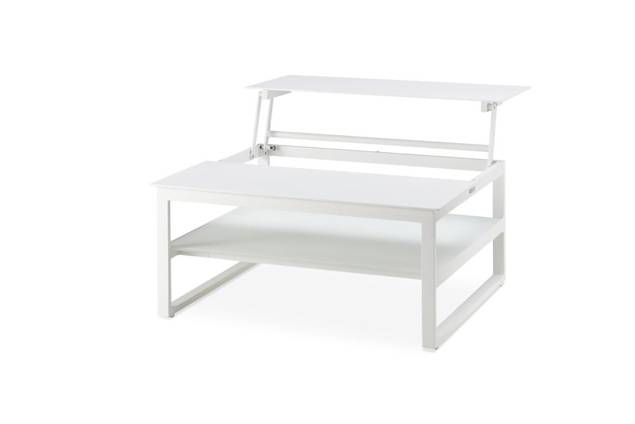 Miami Loungetisch Aluminium 96x85 cm 1