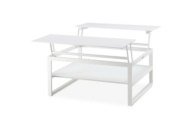 Miami Loungetisch Aluminium 96x85 cm 2