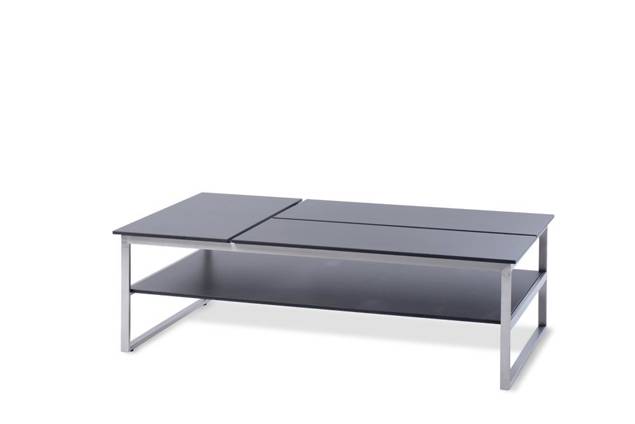 Miami Loungetisch Edelstahl