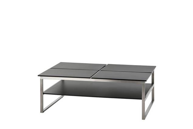 Miami Loungetisch Edelstahl