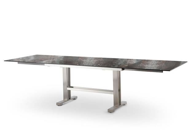 Monaco II Table de jardin à rallonge céramique 145/208/270x95 cm