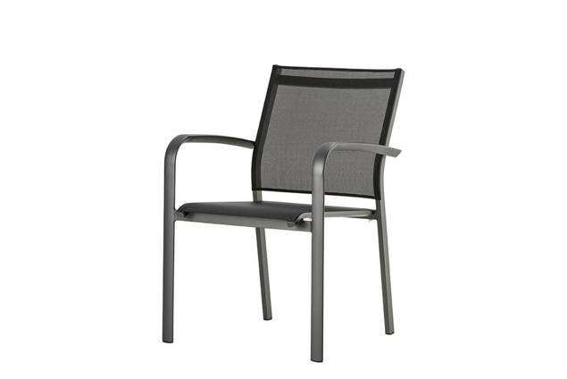 Mont Blanc Gartenstuhl stapelbar Aluminium