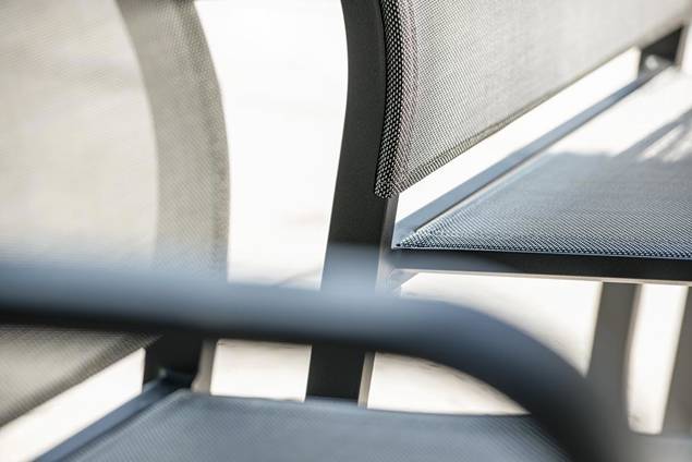 Mont Blanc Gartenstuhl stapelbar Aluminium 2