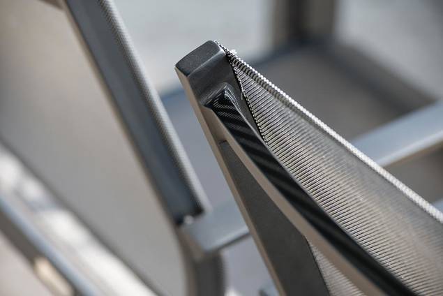 Mont Blanc Gartenstuhl stapelbar Aluminium 9