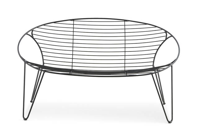 Montreal Banc lounge 2 places acier inoxydable 7