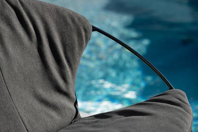 Montreal Banc lounge 2 places acier inoxydable 9