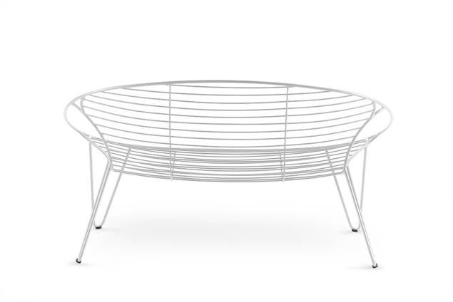 Montreal Banc lounge 2 places acier inoxydable 5