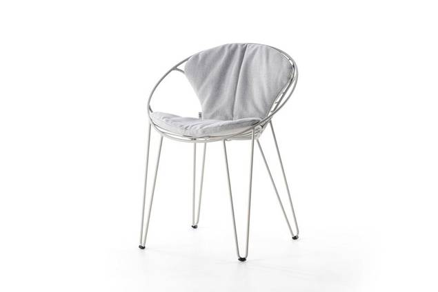 Montreal Gartenstuhl stapelbar Edelstahl 1