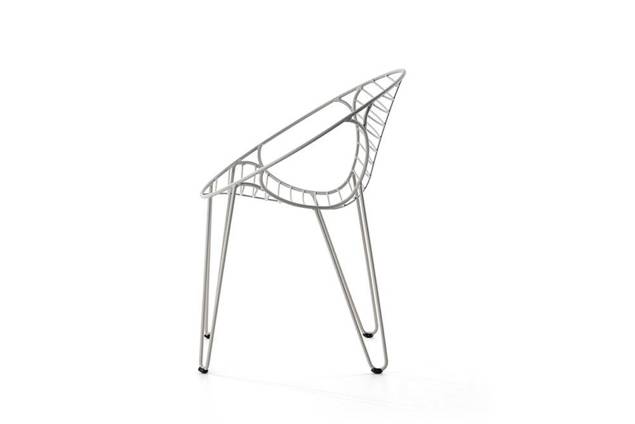 Montreal Gartenstuhl stapelbar Edelstahl 4