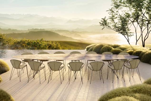 Montreal Gartentisch Keramik 400x150 cm 3