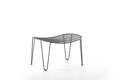 Montreal Loungehocker Edelstahl