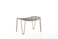 Montreal Loungehocker Edelstahl