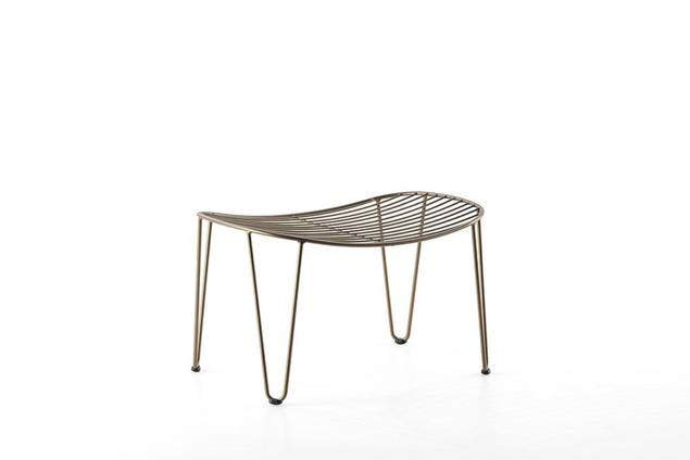 Montreal Tabouret d'extérieur acier inoxydable