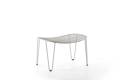 Montreal Loungehocker Edelstahl