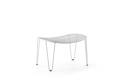 Montreal Loungehocker Edelstahl