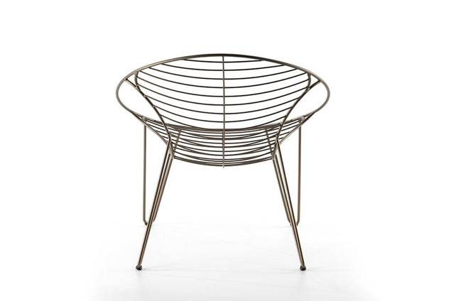 Montreal Fauteuil lounge acier inoxydable 3