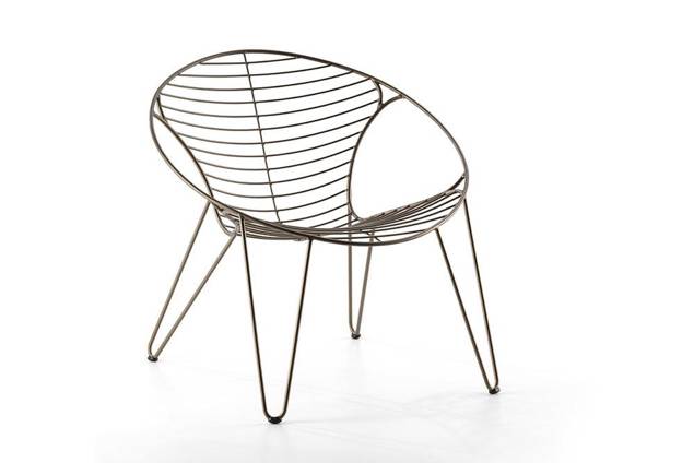 Montreal Loungesessel Edelstahl