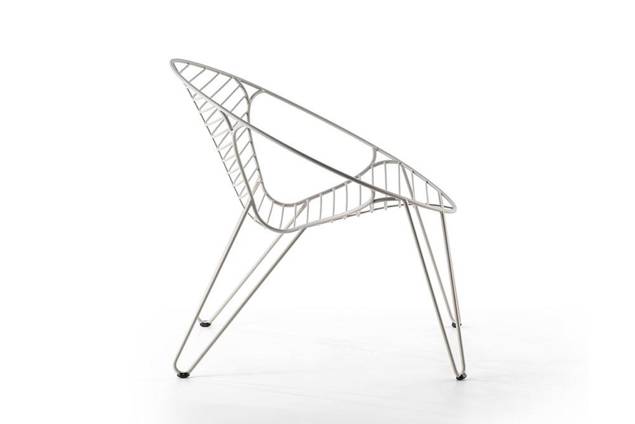 Montreal Loungesessel Edelstahl 2