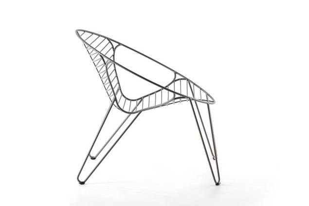 Montreal Loungesessel Edelstahl 2