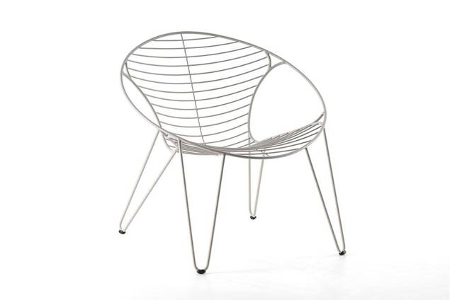 Montreal Loungesessel Edelstahl