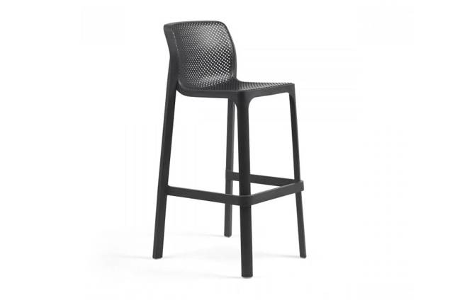 Net Stool Tabouret de bar empilable synthétique