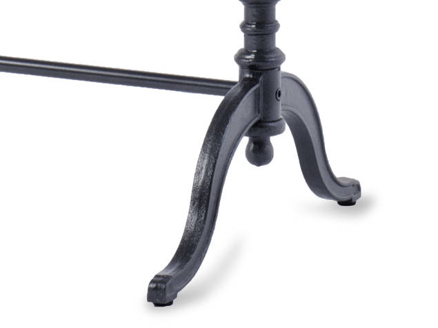 Nostalgie Table de jardin fonte d'acier 140x85 cm 2