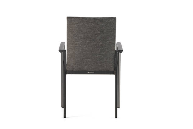 Oslo Chaise de jardin empilable aluminium 2