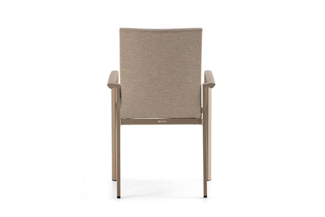 Oslo Chaise de jardin empilable aluminium 2