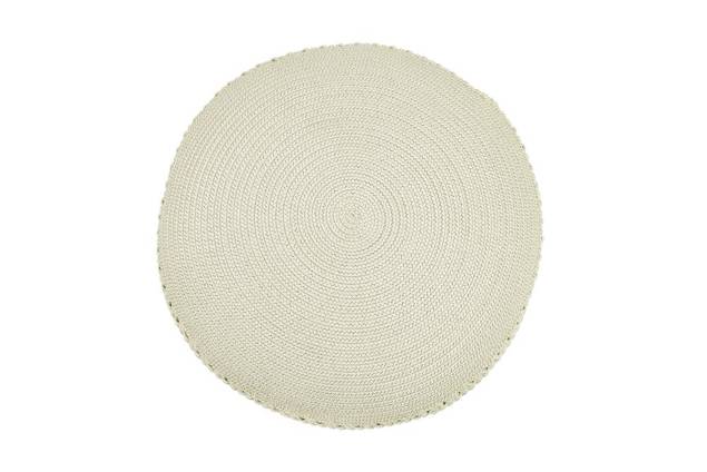 Palermo Outdoor Pouf elfenbein 1