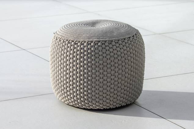 Palermo Outdoor Pouf taupe