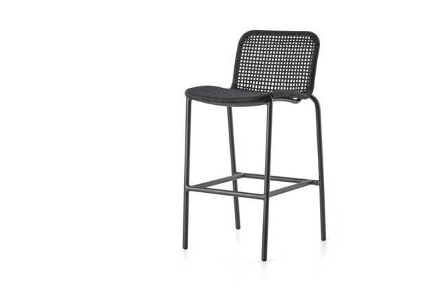 Palma Tabouret de bar empilable aluminium