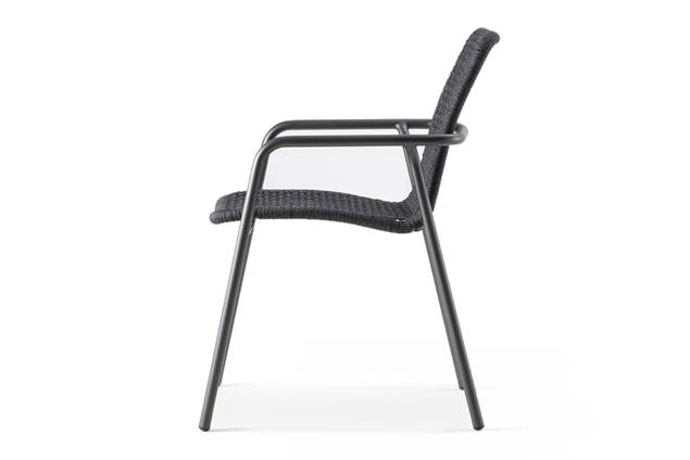 Palma Chaise de jardin empilable aluminium 2