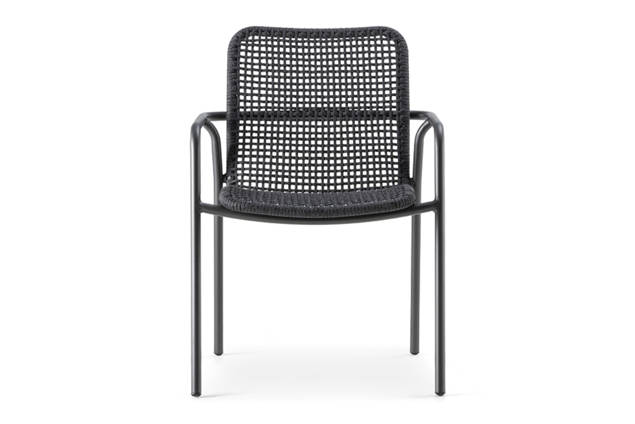 Palma Chaise de jardin empilable aluminium 4