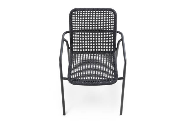 Palma Chaise de jardin empilable aluminium 5