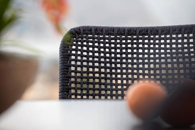 Palma Chaise de jardin empilable aluminium 9