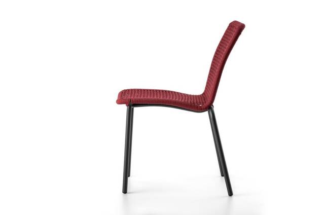 Palma Chaise de jardin empilable aluminium 1