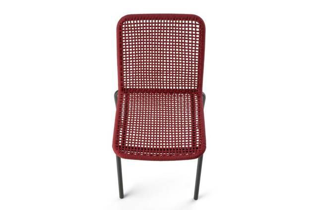 Palma Chaise de jardin empilable aluminium 4