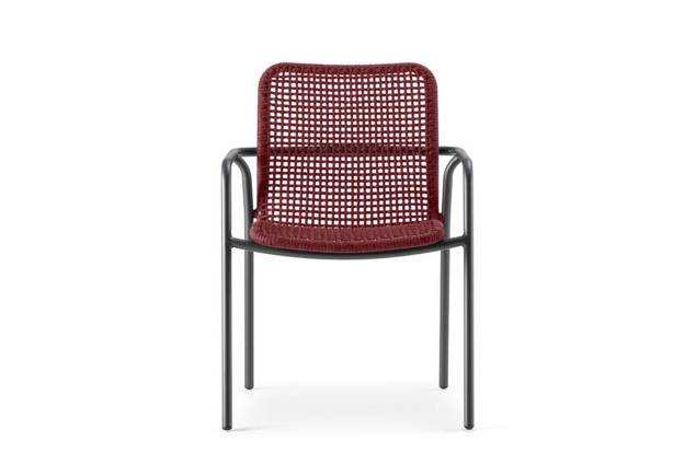 Palma Gartenstuhl stapelbar Aluminium 3